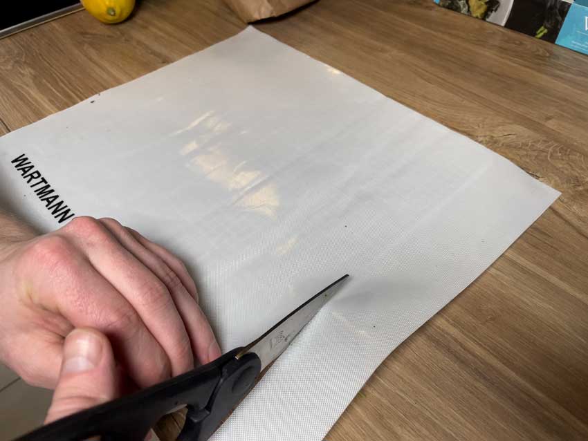 droogoven bakpapier snijden