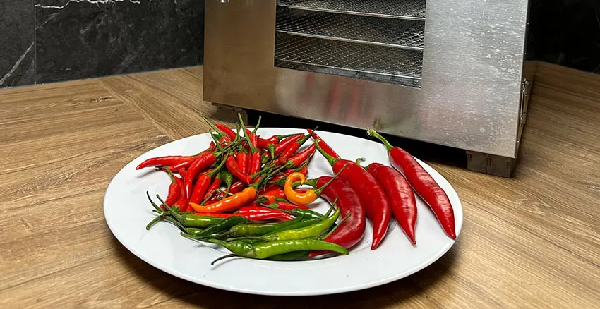 chilipeper-drogen Chilipeper voedseldroger