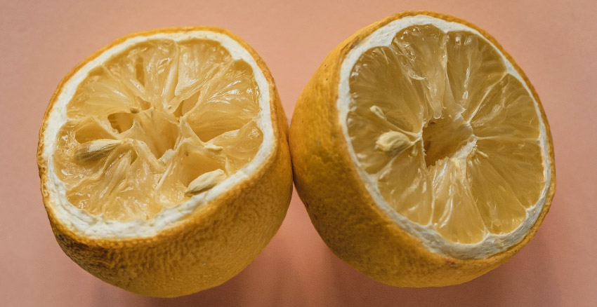 Gedroogde citroenen