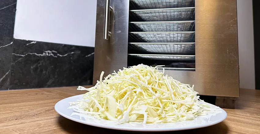 Witte kool voedseldroger