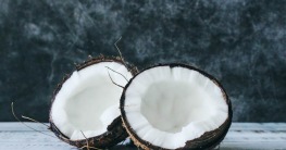 gedroogde kokosnoot